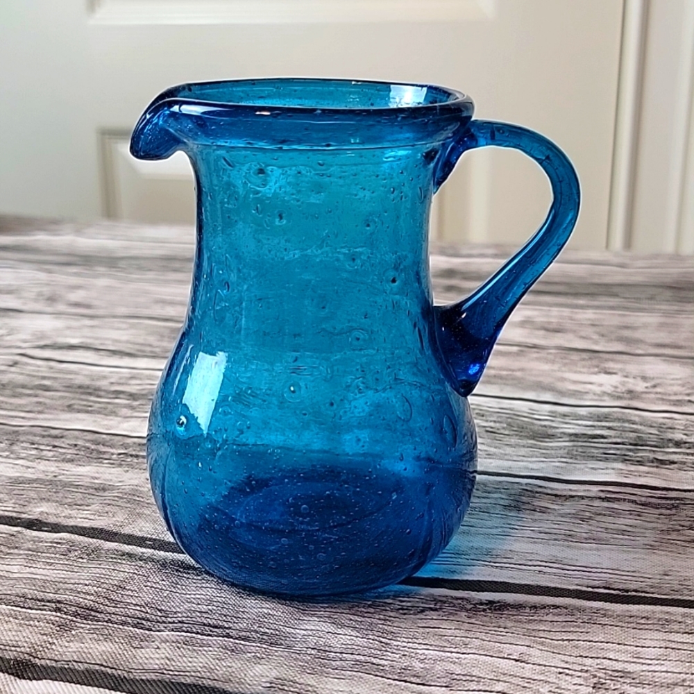 Vintage Blown Glass Small pitcher/Creamer